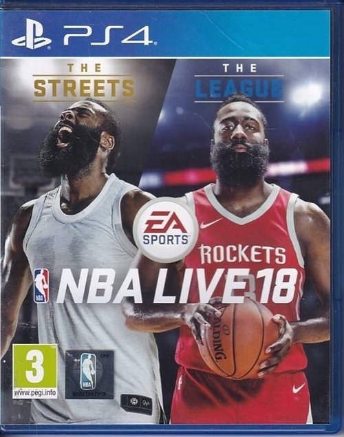 NBA Live 18 - PS4 (B Grade) (Genbrug)